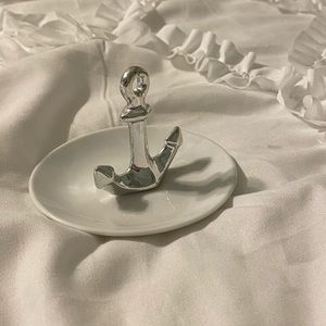 Silver Anchor Jewelry dish